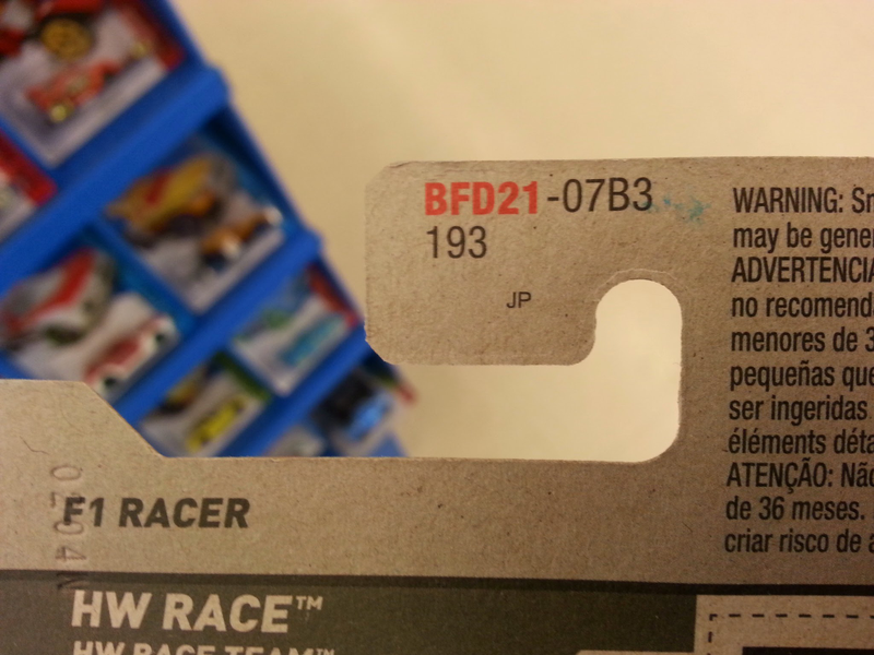 Illustration for article titled DieCast 101: Understanding Hot Wheels Numbers, Letters, and Codes